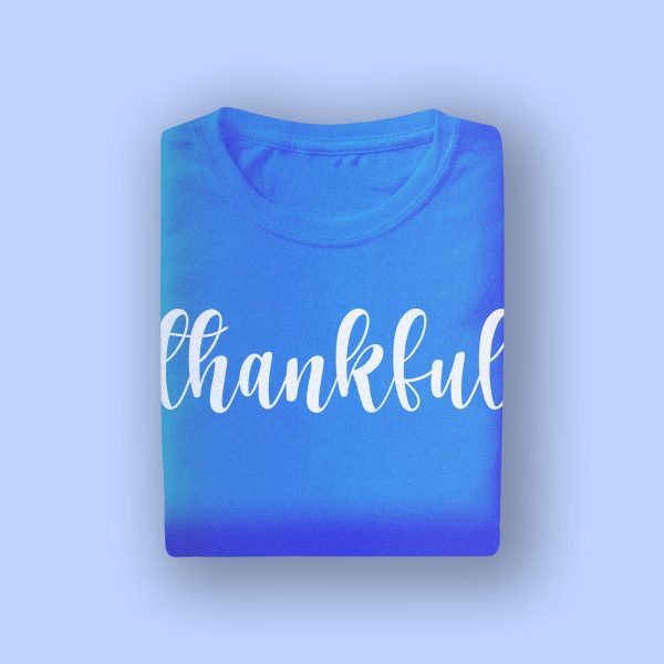 Printed Light Blue Tshirt